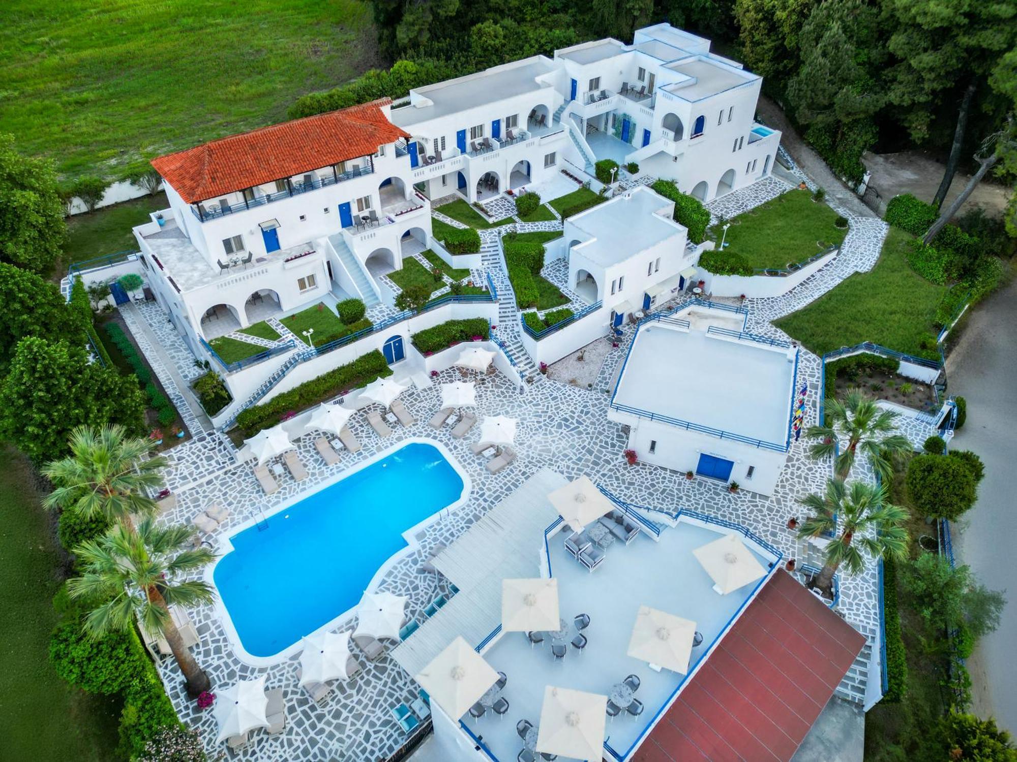 Theo Bungalows Boutique Hotel Kryopigi Exteriör bild